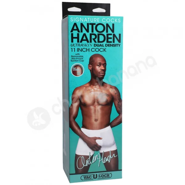 Signature Cocks Anton Harden 11" Ultraskyn Penis Dildo With Vac-U-Lock Suction Cup