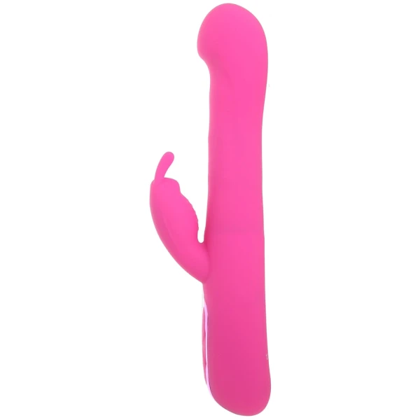 Jack Rabbit Elite Beaded G Rabbit Silicone Rechargeable Dual Stimulation Vibrator By CalExotics