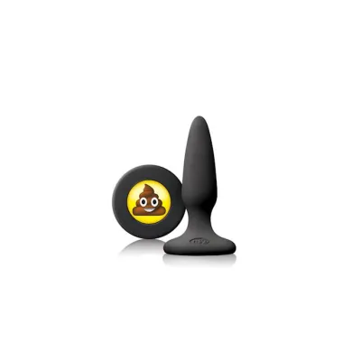 Ns Novelties Mojis Sht Mini Plug Black 4 1 Inch
