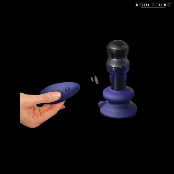 Icicles Remote Control Glass Butt Plug