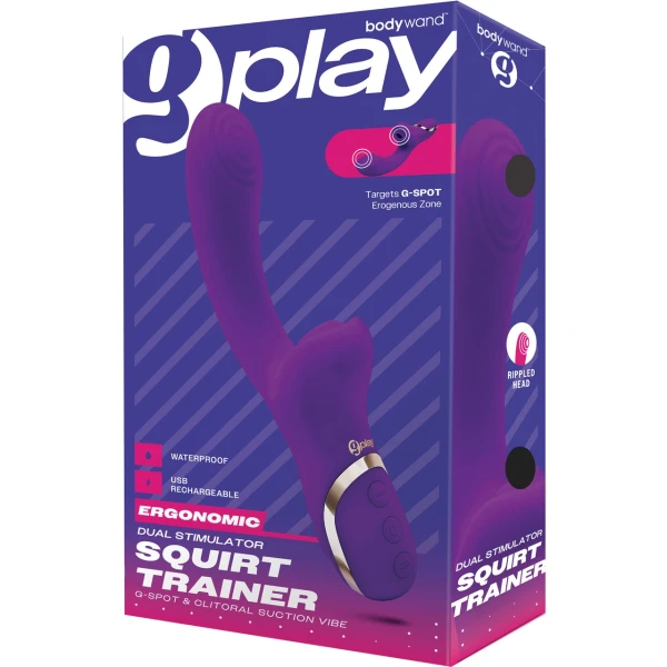 BodyWand G-Play Squirt Trainer Suction Rabbit Vibe