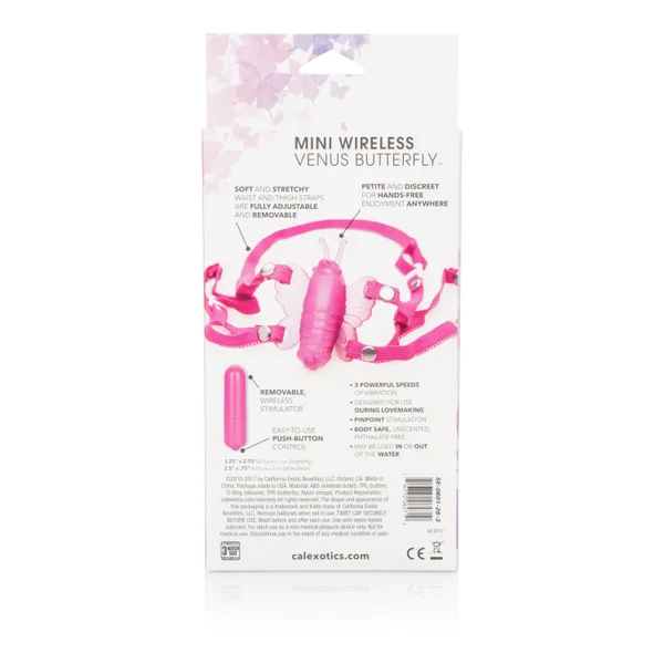 Micro Wireless Venus Butterfly Stimulator - Pink — image 10 of 13