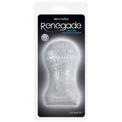 Renegade Grooved Pleasure Stroker Clear
