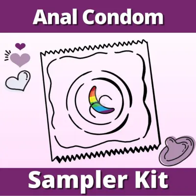 Anal Condom Sampler 12 Pack Anal Sample Condoms