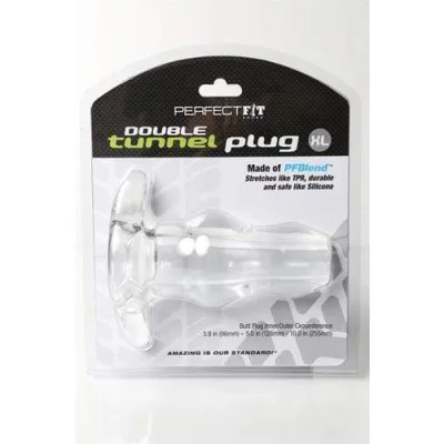 Double Tunnel Plug XL Clear
