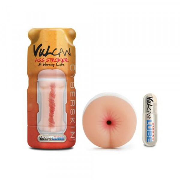 CyberSkin Vulcan Ass Stroker with Warming Lube