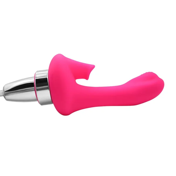 Pleaser Teaser Powerful Dual Vibrator & Clitoral Sucker