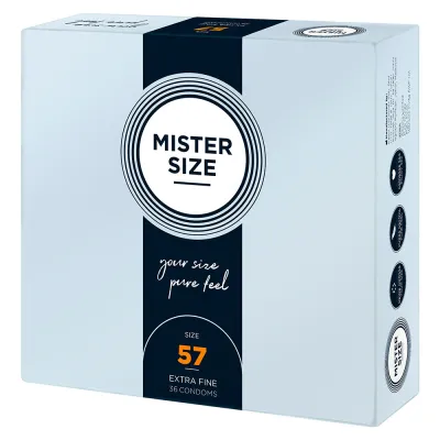 Mister Size 57mm Your Size Pure Feel Condoms 36 Pack