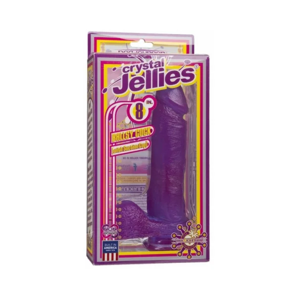 Crystal Jellies Ballsy Cock 8in — image 6 of 14
