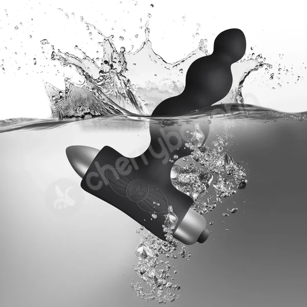 Rocks Off Petite Sensations Bubbles 7 Speed Black Anal Vibrator