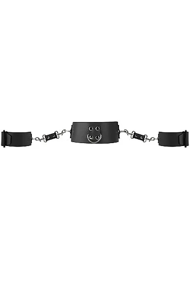 Collar With Cuffs (Black)