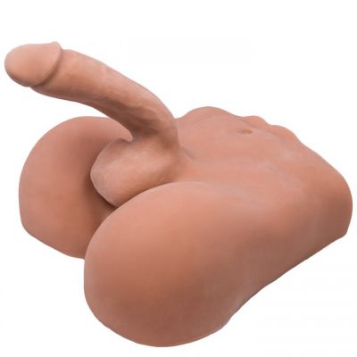 Boss Cum Gutter Realistic Cock Ass Masturbator 9 5 Inch