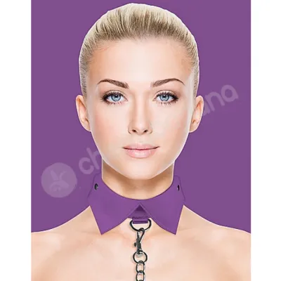 Ouch Purple Exclusive Collar Leash