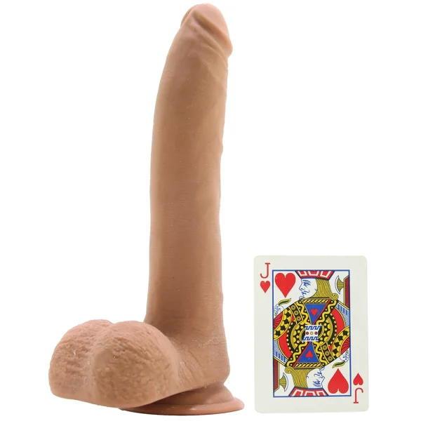 Realistic D Slim 9 Inch ULTRASKYN Ballsy Dildo — image 5 of 11