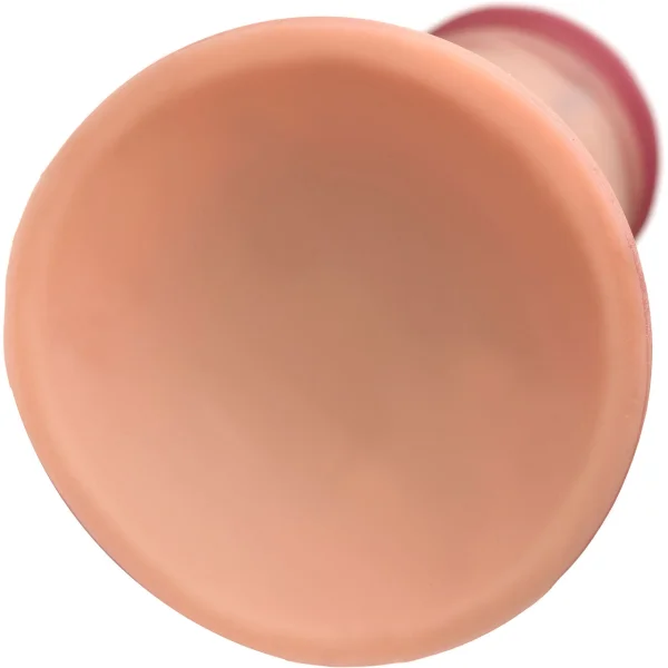 Jock Dual Density 6.8" Realistic Silicone Suction Cup Dildo - Vanilla