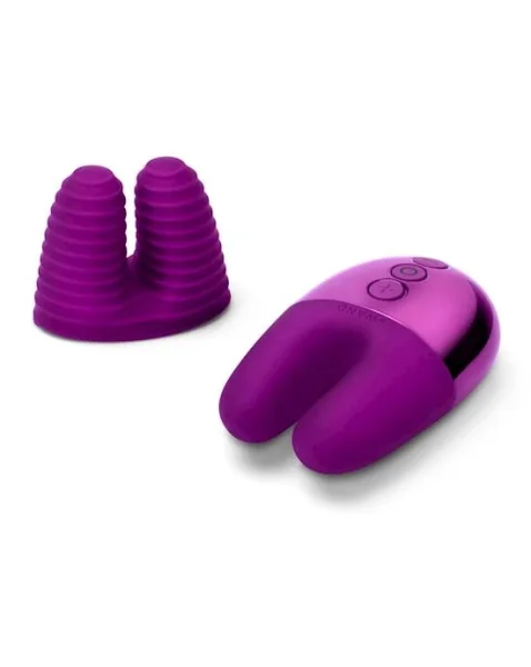 Le Wand Chrome Double Vibe  - Pink - 3.3 Inch