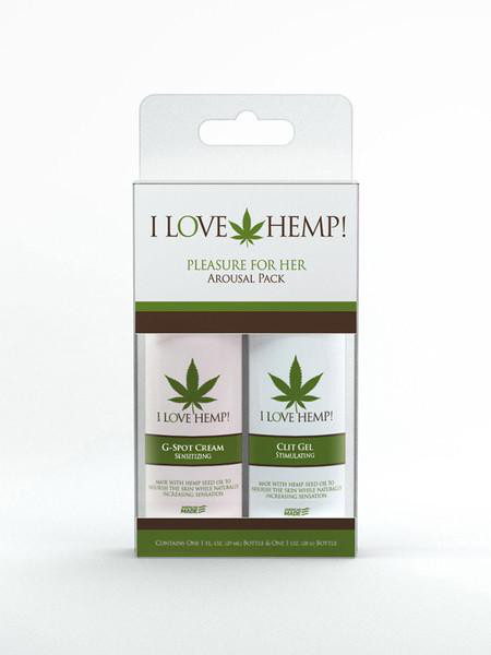 I Love Hemp Pleasure for Her Arousal Pack