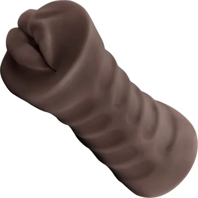 Hot Chocolate Heather Mouth Shaped Penis Masturbator By Blush