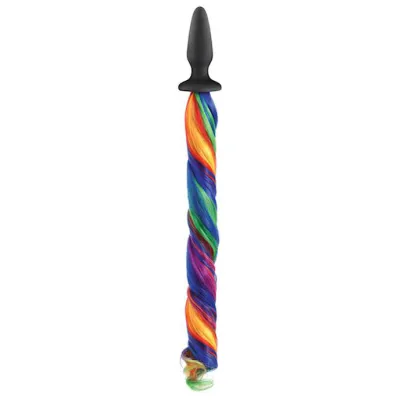 Unicorn Tails Rainbow Plug Rainbow 12 6 Inch