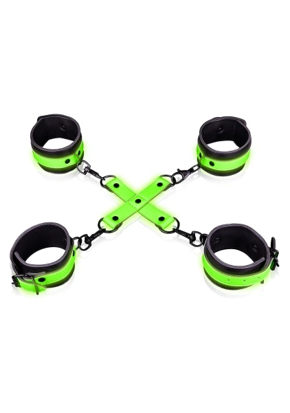 Ouch! Glow in the Dark Hand and Ankle Cuffs with Hogtie — image 6 of 10