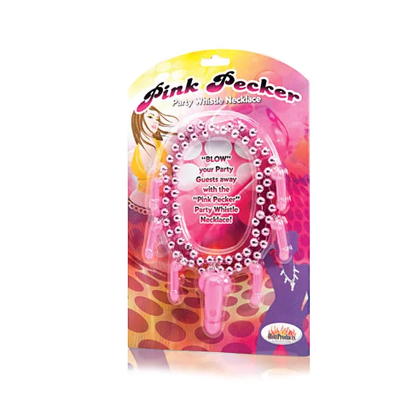 Pink Pecker Party Whistle Necklace — image 4 of 4
