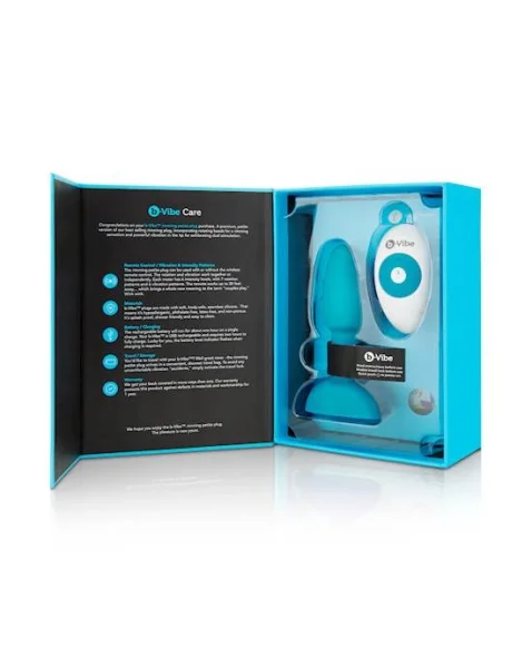 B-vibe Usb Rechargeable Petite Rimming Plug - Teal - 4.9 Inch