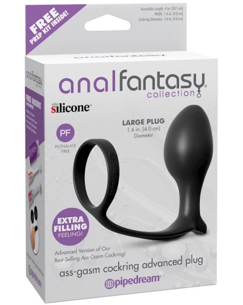 Anal Fantasy Collection Ass Gasm Cockring  Advanced Plug