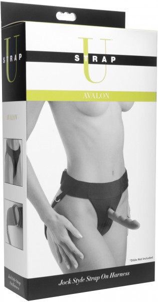 Avalon Jock Style Strap On Harness Purple