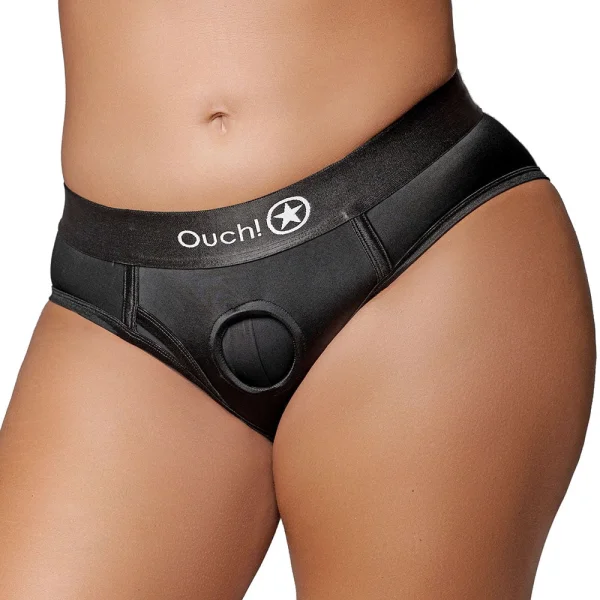 Ouch! Vibrating Strap-on High Cut Brief