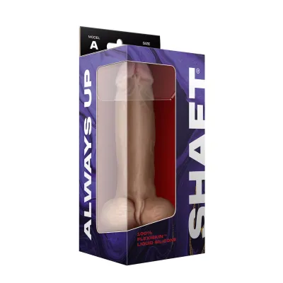 Shaft Model a 9 5 Inch Liquid Silicone Dong With Balls Pine