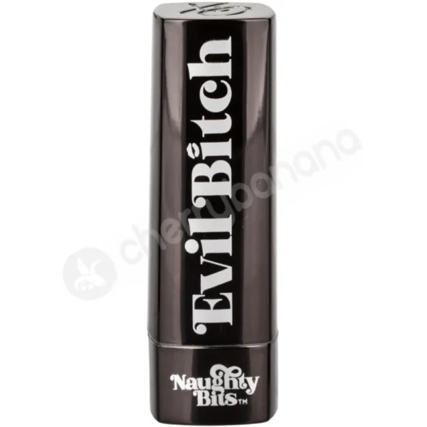 Naughty Bits Evil Bitch Black Lipstick Vibrator