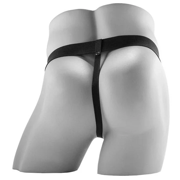 Fetish Fantasy 11 in. Hollow Rechargeable Strap-On with Balls