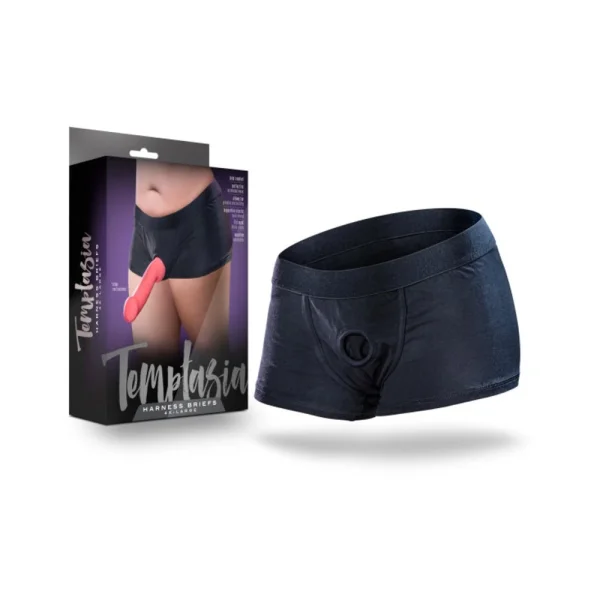 Temptasia Panty Harness Briefs 4XL Black