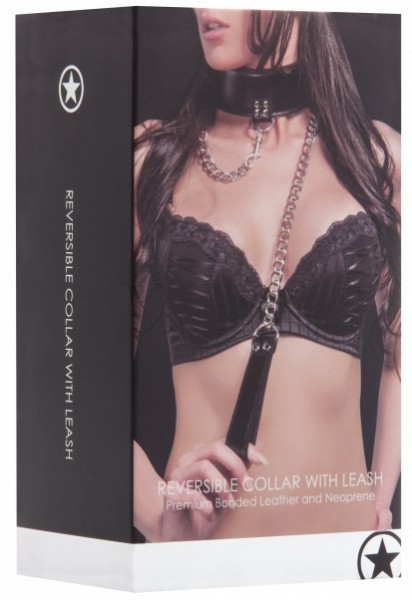 Reversible Collar With Leash