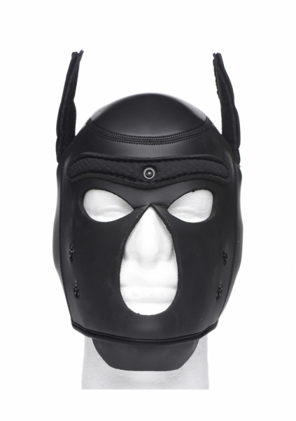 Spike Neoprene Puppy Hood - Black - Fetish Hood