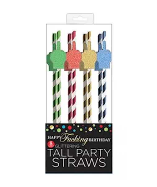 Happy Fucking Birthday Tall Party Straws — image 8 of 8