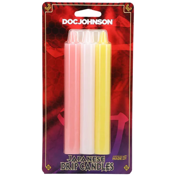 Japanese Drip Candles - 3 Pack - Pink, White, Yellow — image 18 of 18