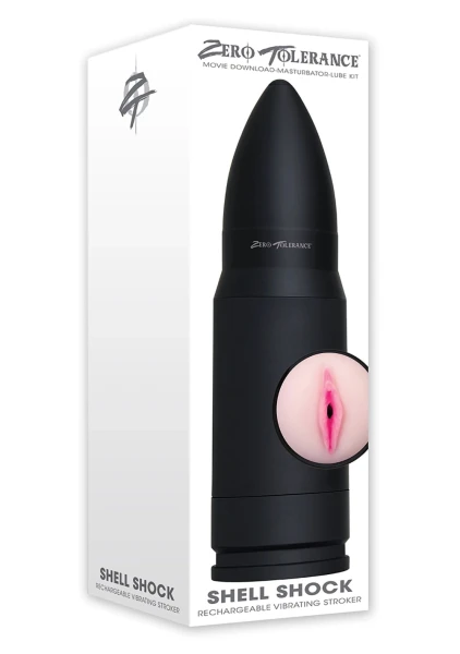 Shell Shock Rechargeable Vibrating Stroker
