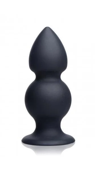 Tom Of Finland Weighted Silicone Anal Plug Black — image 4 of 6
