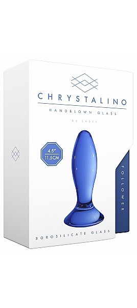 4.5" Follower Glass Butt Plug