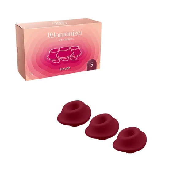 Womanizer Premium & Classic Heads Bordeaux Small Pack Of 3 — image 5 of 6