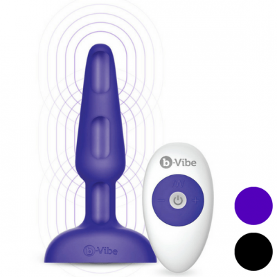 b Vibe Trio Plug Waterproof Remote Control Vibrating Anal Toy