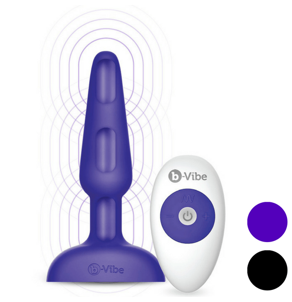 b-Vibe Trio Plug Waterproof Remote Control Vibrating Anal Toy