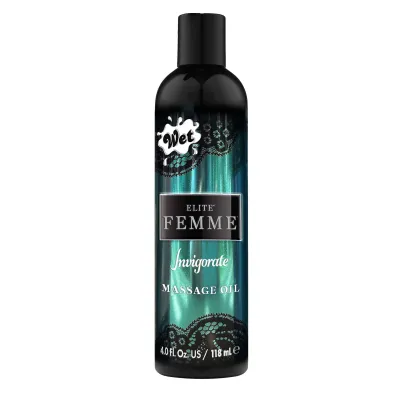 Inttimo by Wet Massage Oil Invigorate 4 Fl Oz 120ml