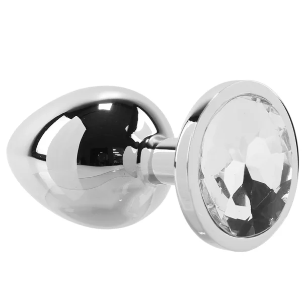 Adam And Eve Clear Gem Anal Plug Medium — image 5 of 8