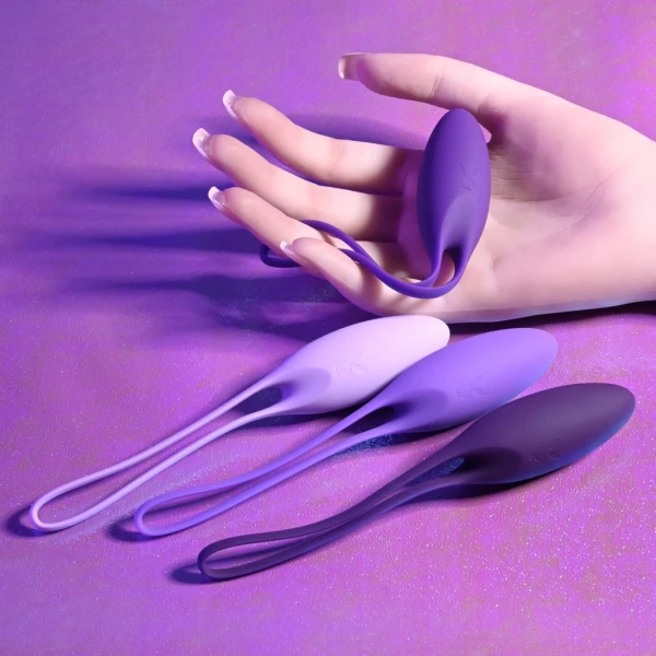 Playboy Pleasure Put In Work Silicone Kegel Ball 4 Piece Set