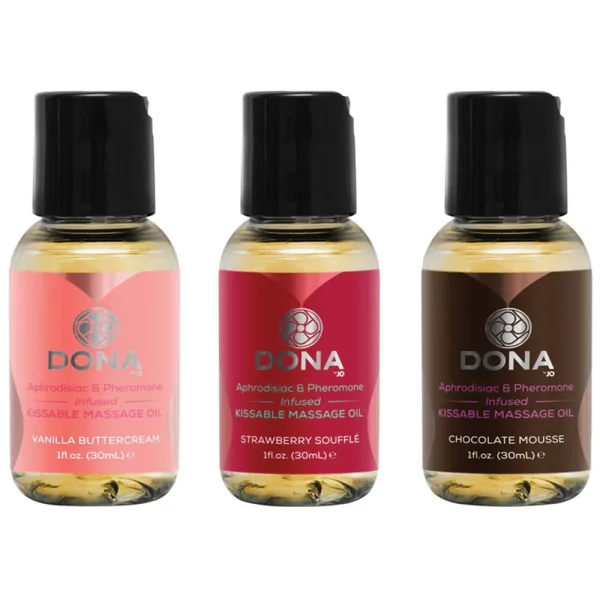 Let Me Kiss You - Pheromone Infused Kissable Massage Oil Set