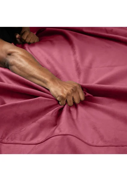 Fascinator Mini Throw Moisture-Proof Sensual Blanket - Microvelvet Platinum 36" x 26"