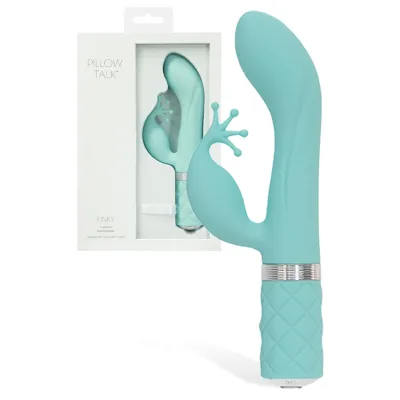 Pillow Talk Kinky 8 5 Rabbit Vibrator with Swarovksi Crystal Accent