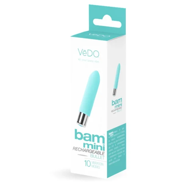 VeDO Bam 10-Mode Rechargeable Silicone Bullet Vibrator
